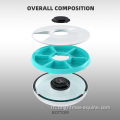 Six Meals Feeder อัตโนมัติขายส่ง Auto Smart Timed Pet Dog Cat Wet Food Container Timer Dispenser Feeder